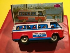 Vintage Tour Bus Toy Friction Tourist Coach MF 134 New in Original Box ' China 