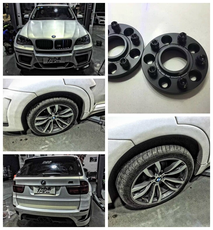 35mm/40mm 4Pc Aluminum Lug Wheel Spacers 5x120 for BMW SUV X5 E53 E70