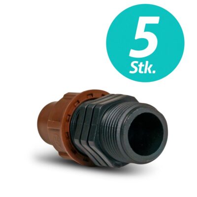 Spar-SET> 5x Rain Bird Kupplung BF-82-75 13/16 mm PE-Rohr Rainbird Fittings
