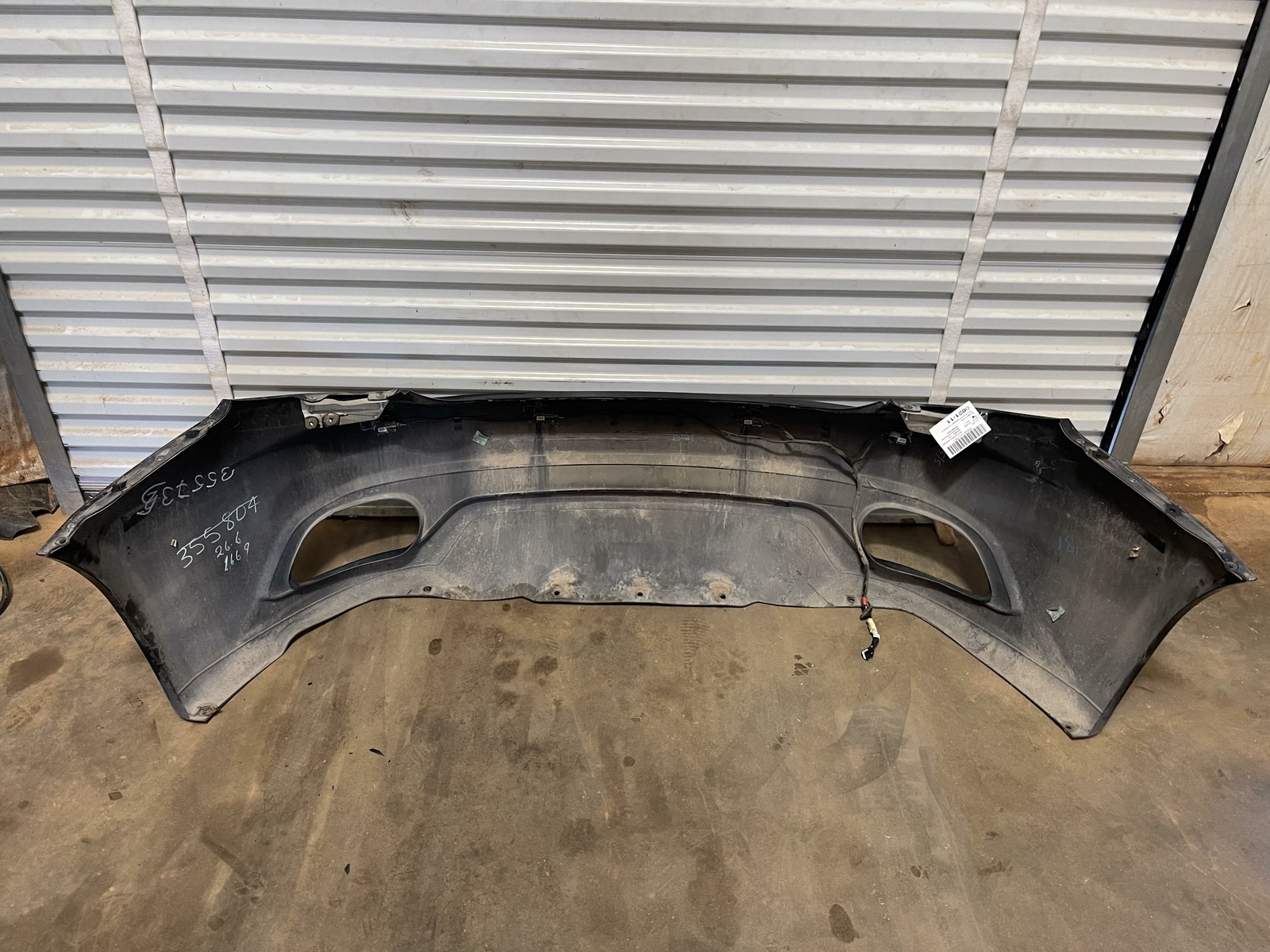 08-13 MASERATI GRANTURISMO 4.2L REAR BUMPER COVER ASSEMBLY OEM W/PARKING SENSORS