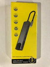 MULTI PORT USB C 5 Port Adaptor - NEW