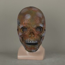 Open Moving Mouth Skull Zombie Masks Cosplay Halloween Fancy Dress Headwear Mask