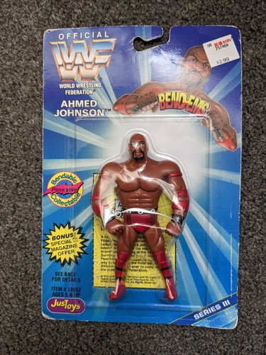 WWF WWE AHMED JOHNSON BEND EMS SERIES 3 WRESTLING ...