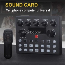 Podcast Equipment Bundle Home Studio Recording Kit Mixer Condenser Microphone US