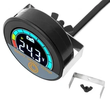 5918 DC8-100V Digital Circular Voltmeter Waterproof Battery Capacity Moni5401-