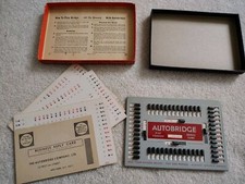 Vintage Auto Bridge Play-Yourself Bridge Game PGB Beginners Set In Box w/Manual