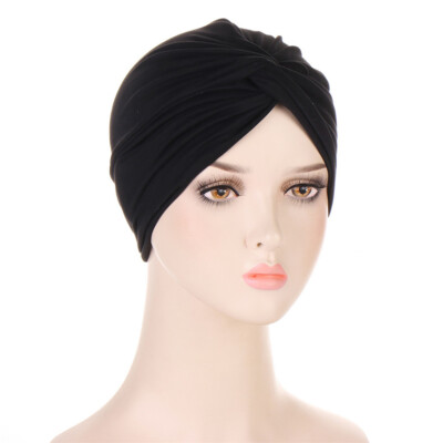 Turban Women Muslim Twist Knot Chemo Cap Inner Bonnet Hat Headwear Scarf Indian