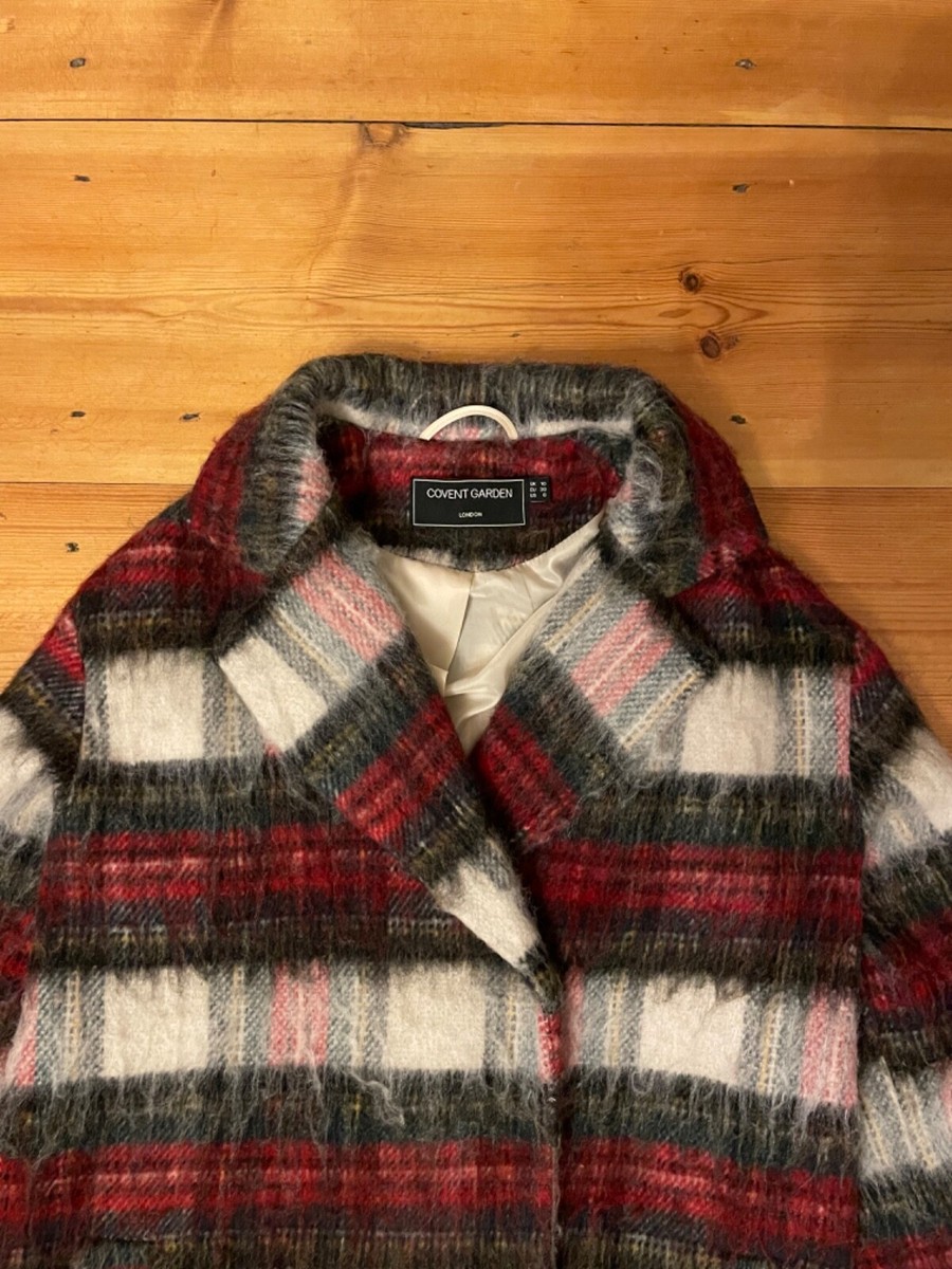 Women's Covent Garden London Long Mid-Length Vintage Fluffy Jacket