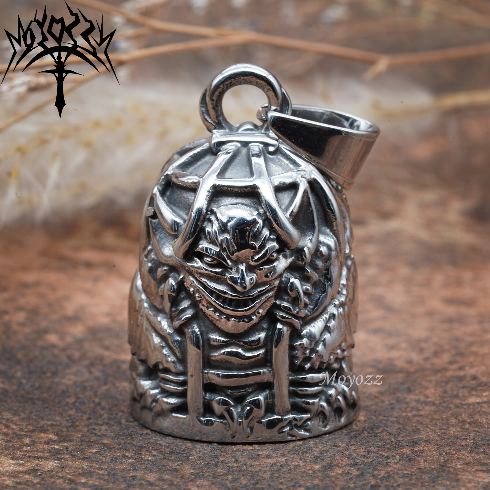 Caged Gremlin Motorcycle Biker Bell Accessory or Key Chain for Luck ...