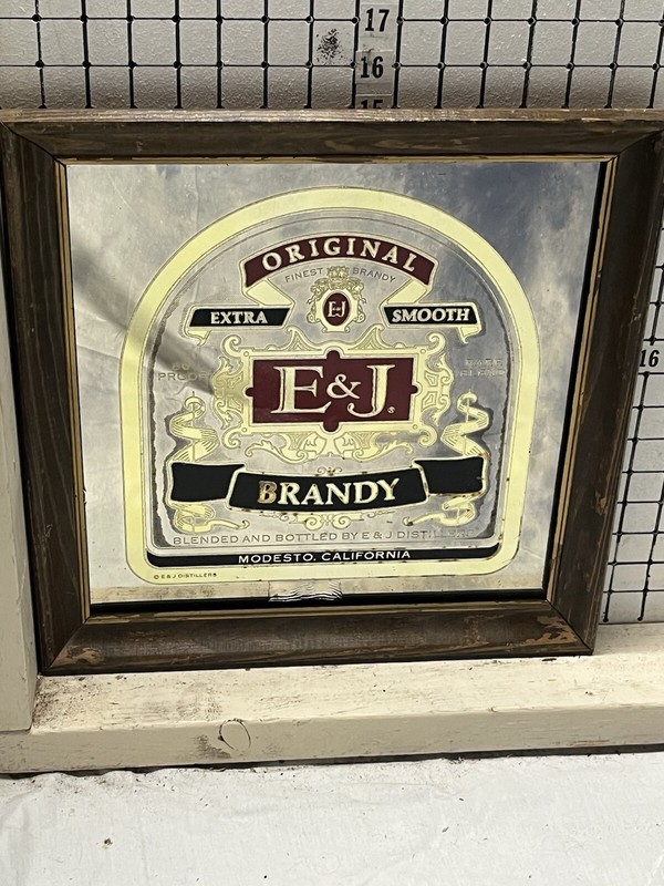 E & J BRANDY  Mirror 