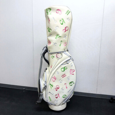 AUTHENTIC FRANCK MULLER Miyakojima Caddy bag golf bag Silver