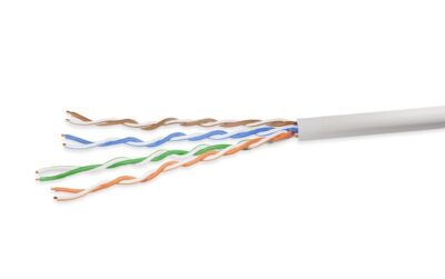 1000ft Cat5e UTP Solid Ethernet Bulk Cable 350MHz White