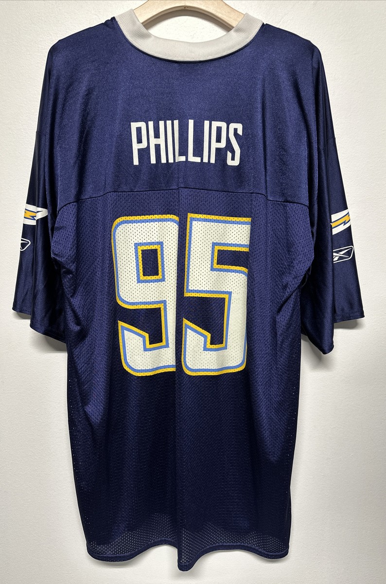 Reebok NFL Shaun Phillips on field Jersey Size XL San Diego
