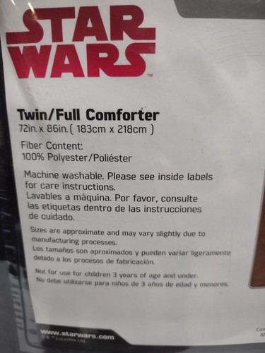 Vintage Star Wars Twin/Full Comforter Set-new in bag - Picture 3 of 7
