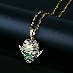 Collar Colgante Dragon Ball Z Cadena Diamante Brillante Goku Vegeta Gohan Freezer Buu - Imagen 9 de 12