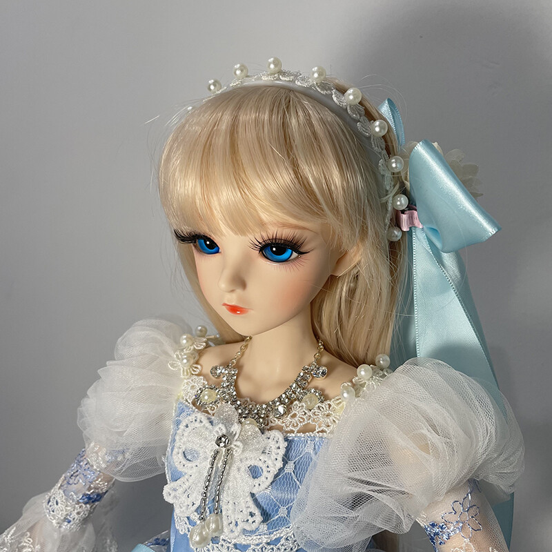 60cm BJD Doll 1/3 Ball Jointed Dolls Girl Wig Eyes Princess Dress