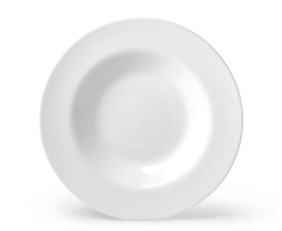CreaTable - ITALIAN PARTY - Pastateller WHITE 29 cm aus Opalglas
