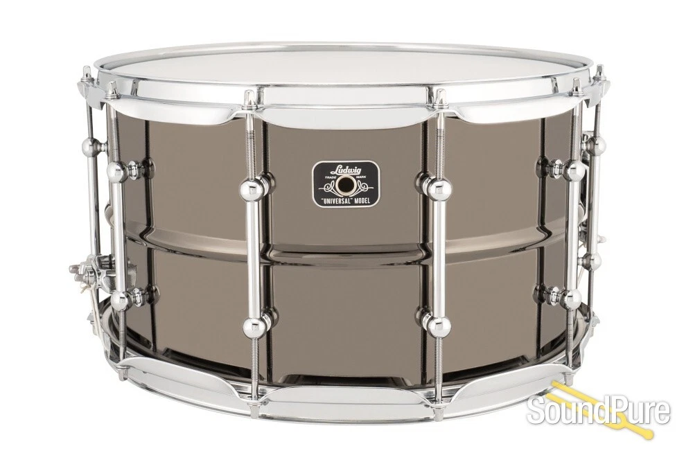 Ludwig 8x14 Universal Brass Snare Drum Chrome eBay