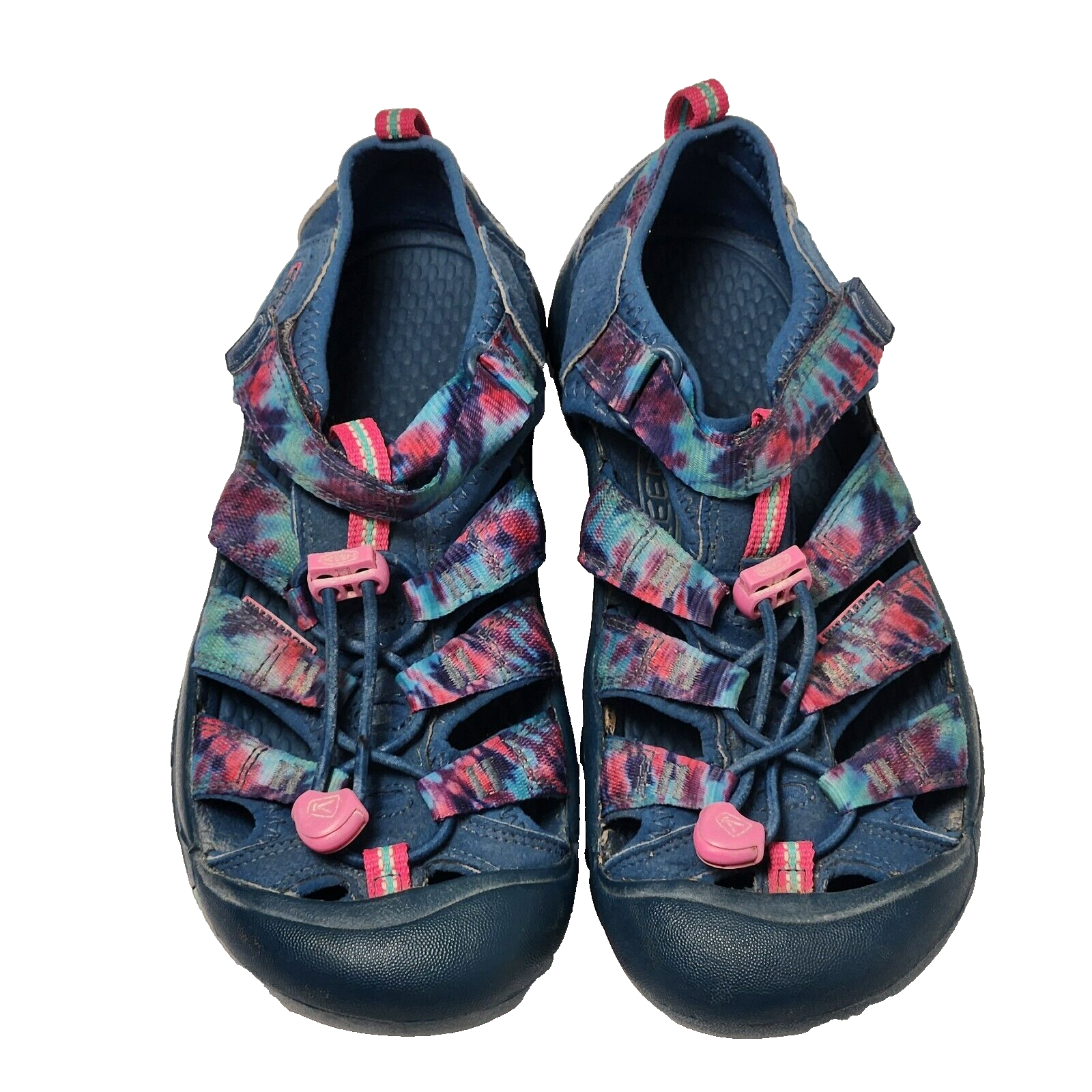 Scarpe da acqua Keen Newport H2 sandali da trekking arcobaleno tie dye grandi bambini taglia 4