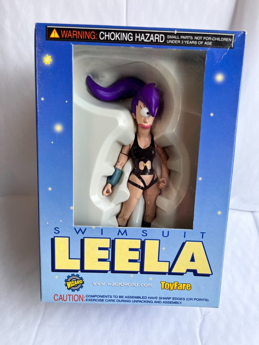 BNIB Moore Action Futurama Badeanzug Leela Figur 6