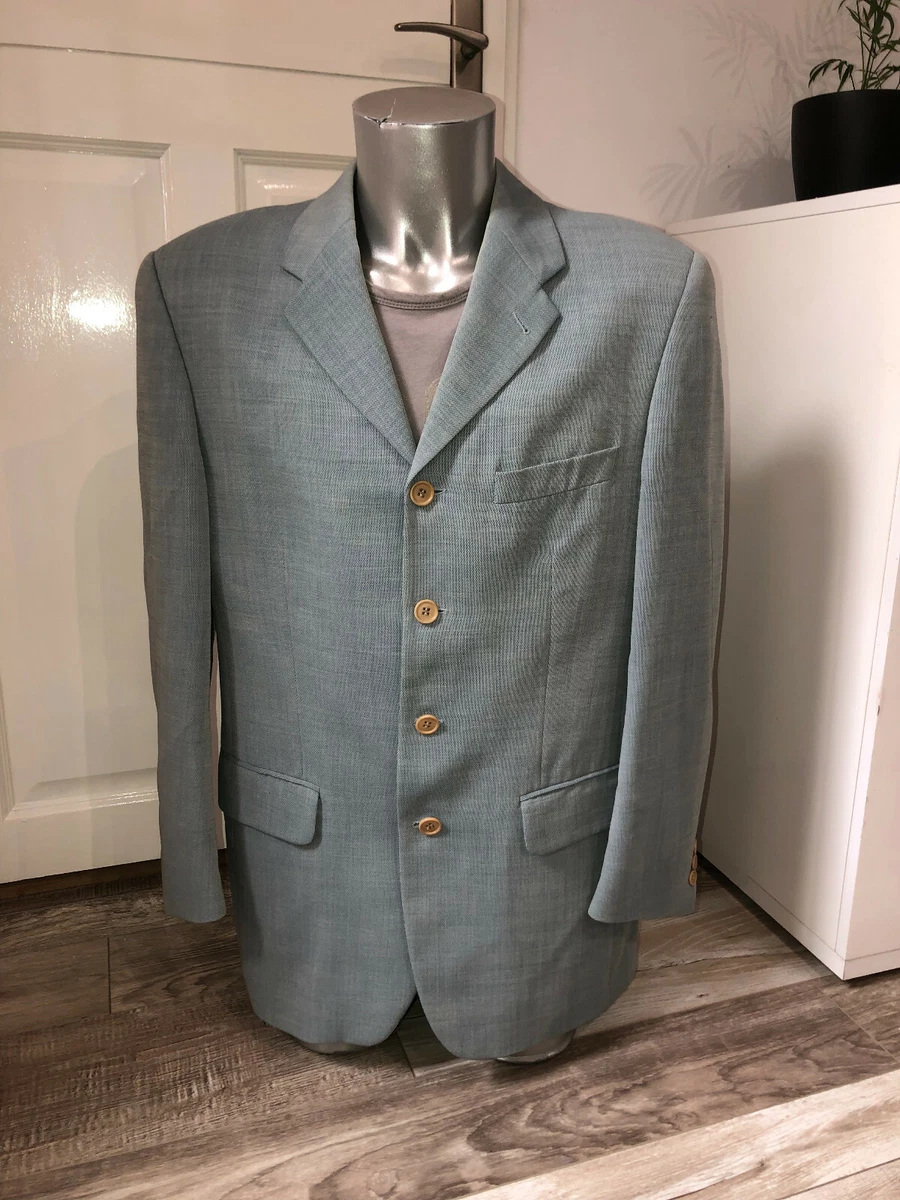 Pretty Suit Jacket Wool Light Blue KENZO Man Size 50 Mint eBay