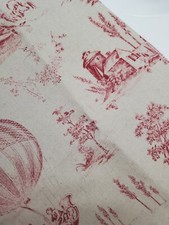 French General Fabric Bon Voyage Cotton Linen Blend Moda Floral Sew FAT QUARTER