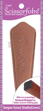 SCISSORFOBZ Designer Scissors Sheath Cover Single large Metallic Copper Color