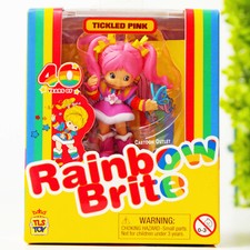1 Tickled Pink Rainbow Brite 40th Anniversary 2.5" Mini Figure Collectible Toys