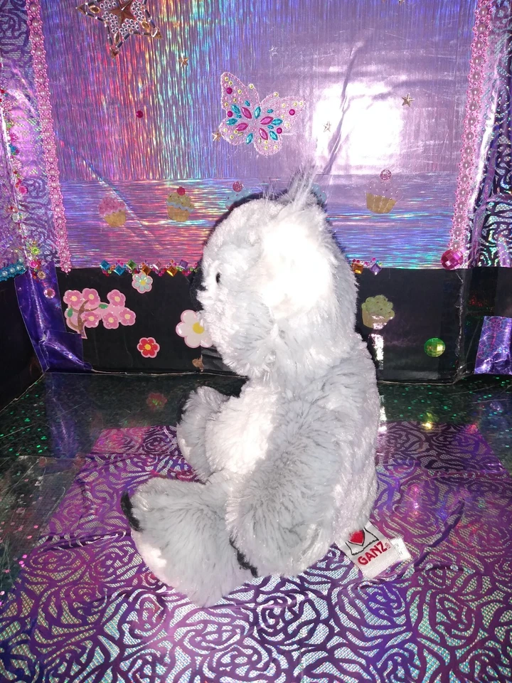🦄Ganz / Webkinz Furry "Koala" Bear Gray Color HM113 8" Plush! *No Code. - Image 3 of 4