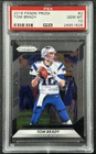 TOM BRADY PSA 10 2016 PANINI PRIZM #2 PATRIOTS 628