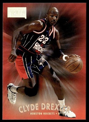 1997-98 SkyBox Premium Reebok Bronze Clyde Drexler Houston Rockets #17