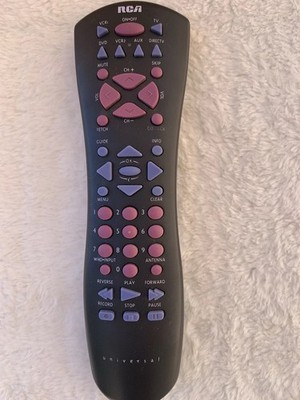 RCA Universal Remote Control CRK76SG3 TV DVD VCR AUX NO BATTERIES 
