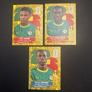 2026 Panini World Cup Stickers Team Senegal Lot Of 3 (SEN) Gold Parallel