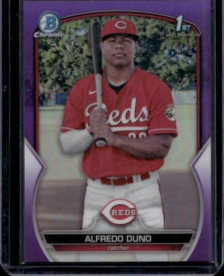 2023 Bowman Chrome #BCP-238 Alfredo Duno Prospects Purple Refractor #/250