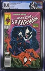Amazing spider-Man #316 Mark Jeweler's Insert CGC 8.0 Custom Label McFarlane