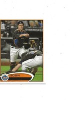 2012 TOPPS METS CATCHER JOSH THOLE