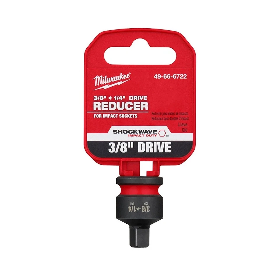 Milwaukee Tool 49-66-6722 Shockwave Impact Duty 3/8 In. Drive To 1/4 In. Drive