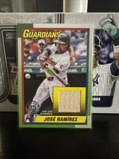Jose Ramirez Game-Used Bat 1990 Topps Baseball Relic 2025 Topps Series 1