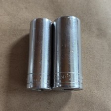 2 Pc. Sk Wayne 38 Drive 6 Point Deep Sockets 40424 34 40420 58 - Usa