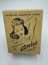 1940’s Miniature Pink Kewpie Razor Set Scientifically Designed For Women