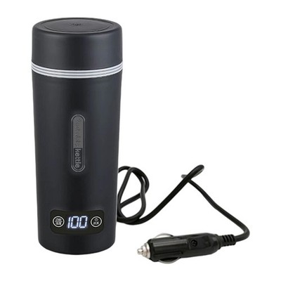 Car Kettle Heated Travel Mug Practical LCD Display Temperature Display Water