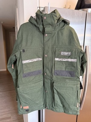Brand New DC Men s Snowboard Jacket Size Small Green