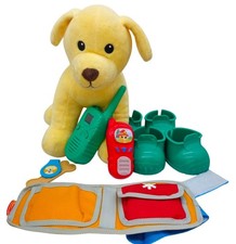 Melissa  Doug Let's Explore Ranger Plush Dog Toy Shoes Walkie Talkie Backpack