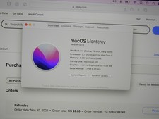 Apple McIntosh Laptop Pro New Battery Installed By Apple Buy It Now