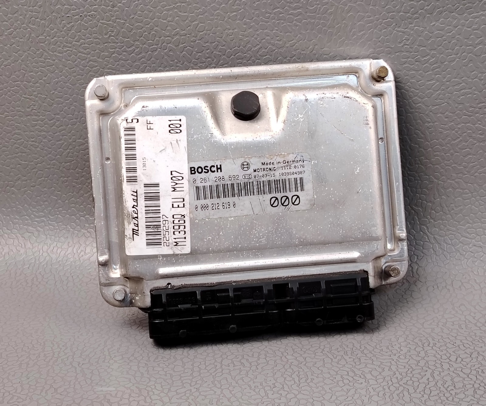 Maserati Quattroporte 2006 Electronic control unit P/N 0261208592