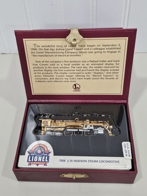 Hallmark Keepsake Lionel 100th Anniversary 700E J-1E Hudson Steam Locomotive NEW