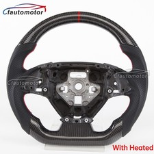 Real Carbon Fiber Steering Wheel with Heated For Chevrolet Camaro 2016-2024