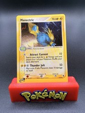 Manectric 9/109 EX Ruby Sapphire Holo Pokémon Card MP Small Crease See Photos on eBay