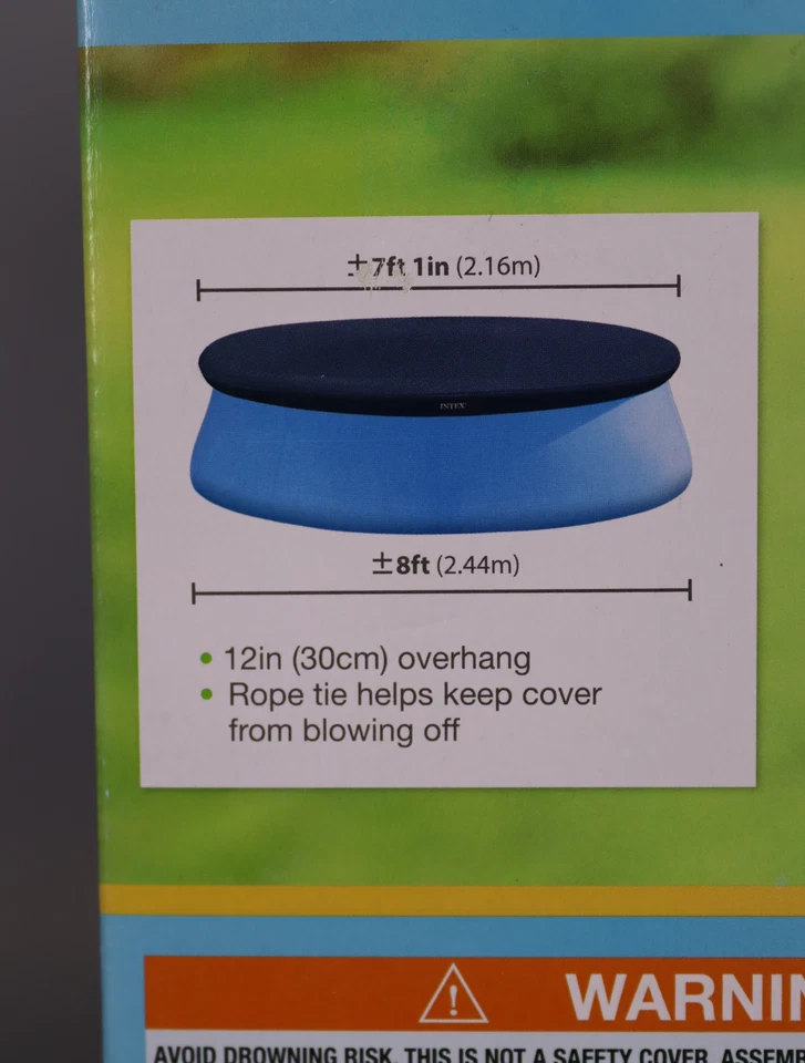 Intex Easy Set Pool Cover - 8 FT for Easy Set Inflatable Pools--- - Image 3 of 4