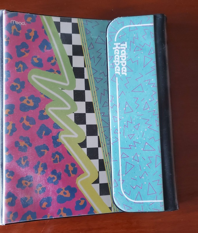 Trapper Keeper Binder Retro 90"s  Style Portfolio Folder 